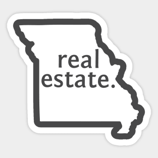 Missouri State Real Estate T-Shirt Sticker